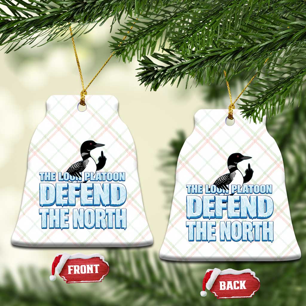 The Loon Platoon Defend The North Ceramic Ornament MN State Bird Loon Resistance TS12 Print Your Wear