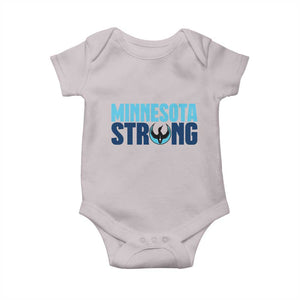 MN State Bird Loon Baby Onesie Minnesota Strong Pride TS12 Ice Gray Print Your Wear