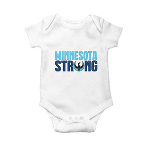 MN State Bird Loon Baby Onesie Minnesota Strong Pride TS12 White Print Your Wear