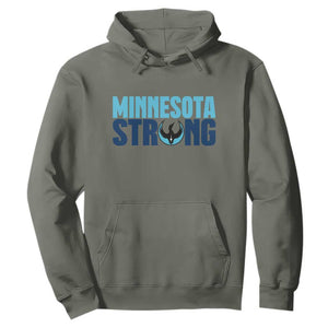 MN State Bird Loon Hoodie Minnesota Strong Pride TS12 Military Green Print Your Wear