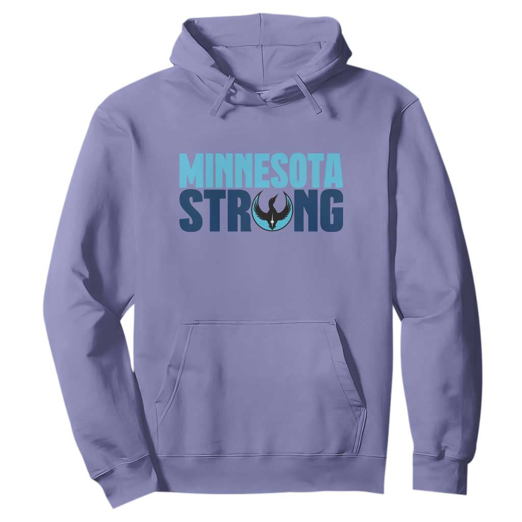 MN State Bird Loon Hoodie Minnesota Strong Pride TS12 Violet Print Your Wear