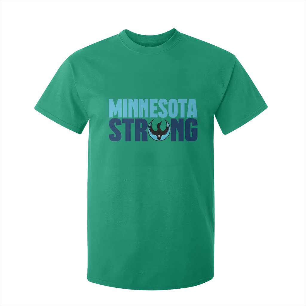 MN State Bird Loon T Shirt For Kid Minnesota Strong Pride TS12 Irish Green Print Your Wear