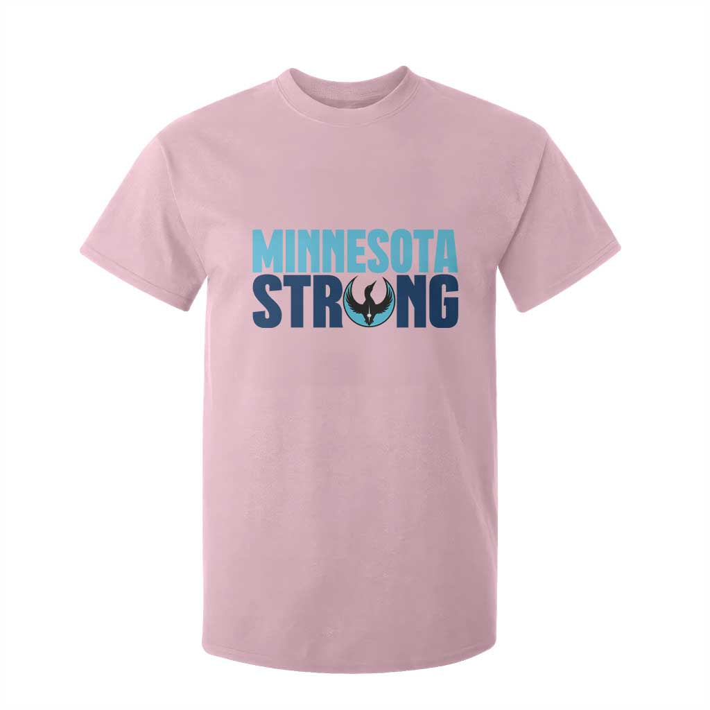 MN State Bird Loon T Shirt For Kid Minnesota Strong Pride TS12 Light Pink Print Your Wear