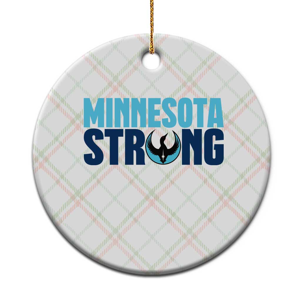 MN State Bird Loon Ceramic Ornament Minnesota Strong Pride TS12 1pc Christmas Plaid Print Your Wear