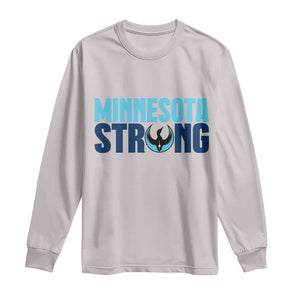 MN State Bird Loon Long Sleeve Shirt Minnesota Strong Pride TS12 Ice Gray Print Your Wear