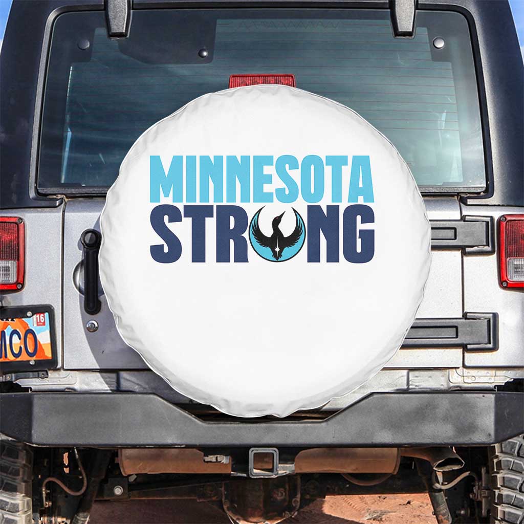 MN State Bird Loon Spare Tire Cover Minnesota Strong Pride TS12 No hole White Print Your Wear