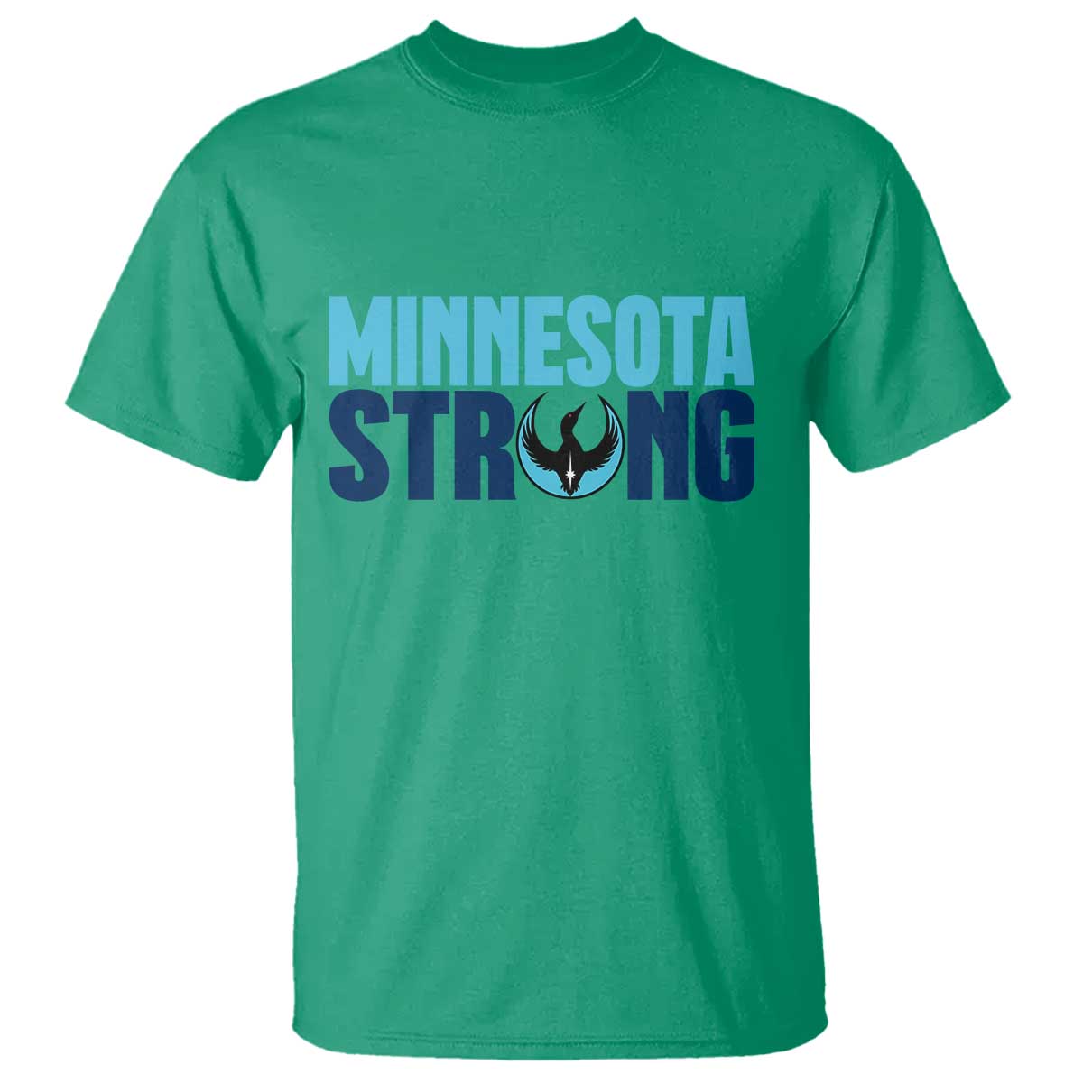 MN State Bird Loon T Shirt Minnesota Strong Pride TS12 Irish Green Print Your Wear