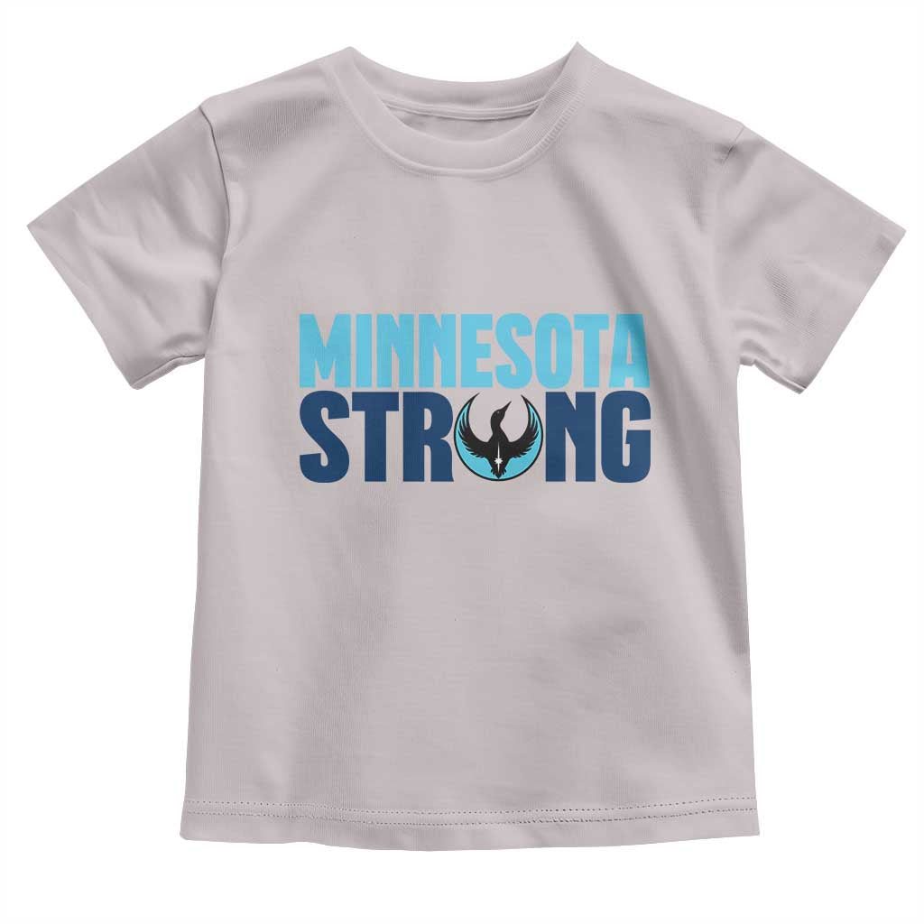 MN State Bird Loon Toddler T Shirt Minnesota Strong Pride TS12 Ice Gray Print Your Wear