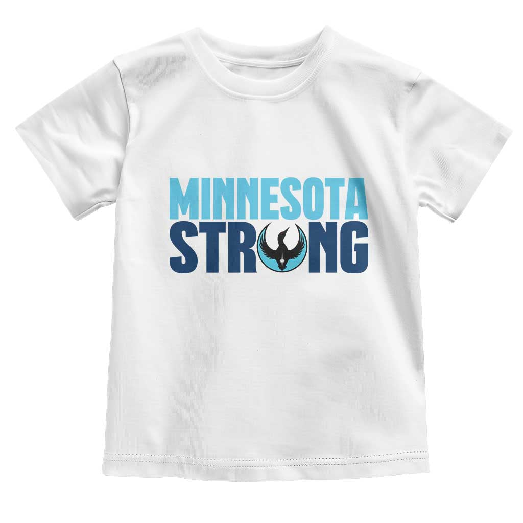 MN State Bird Loon Toddler T Shirt Minnesota Strong Pride TS12 White Print Your Wear
