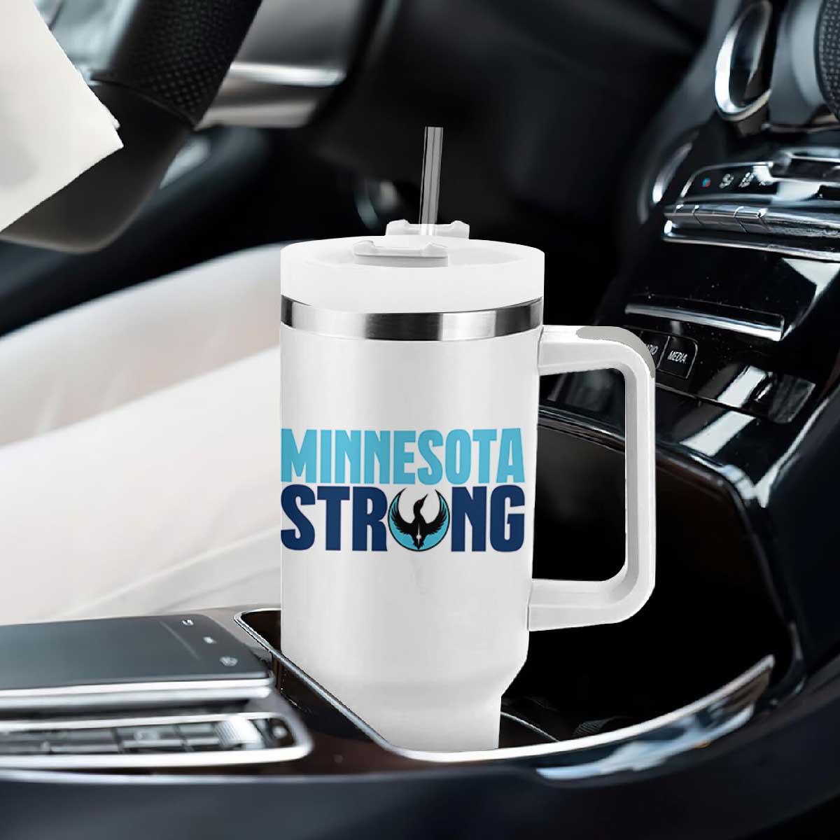 MN State Bird Loon Tumbler With Handle Minnesota Strong Pride TS12 Print Your Wear
