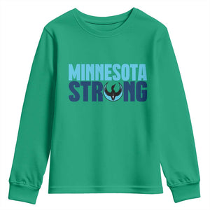 MN State Bird Loon Youth Sweatshirt Minnesota Strong Pride TS12 Irish Green Print Your Wear