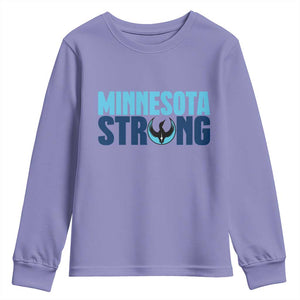 MN State Bird Loon Youth Sweatshirt Minnesota Strong Pride TS12 Violet Print Your Wear