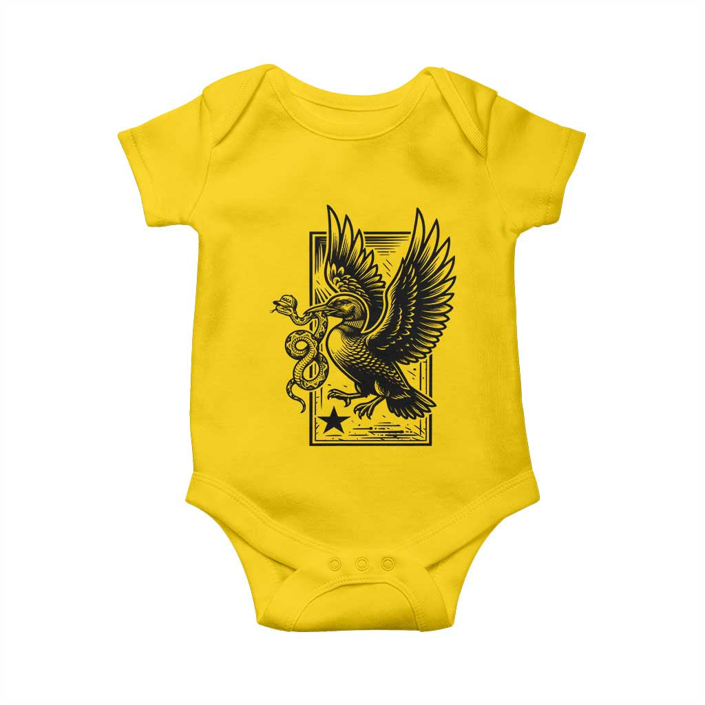 Rebel Loon Takes Down The Snake Baby Onesie Support MN Anti Ice Movement TS12 Daisy Print Your Wear