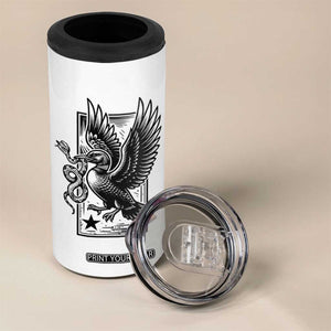 Rebel Loon Takes Down The Snake 4 in 1 Can Cooler Tumbler Support MN Anti Ice Movement TS12 Print Your Wear