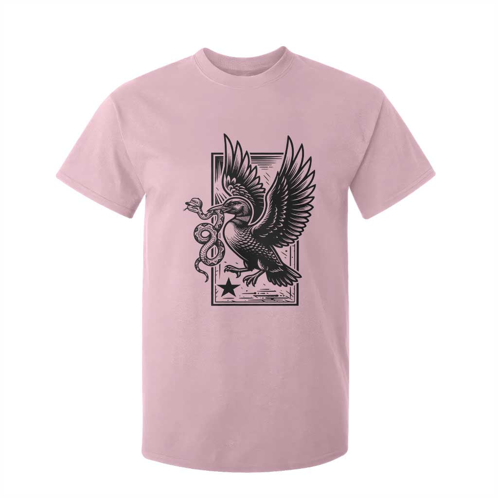 Rebel Loon Takes Down The Snake T Shirt For Kid Support MN Anti Ice Movement TS12 Light Pink Print Your Wear