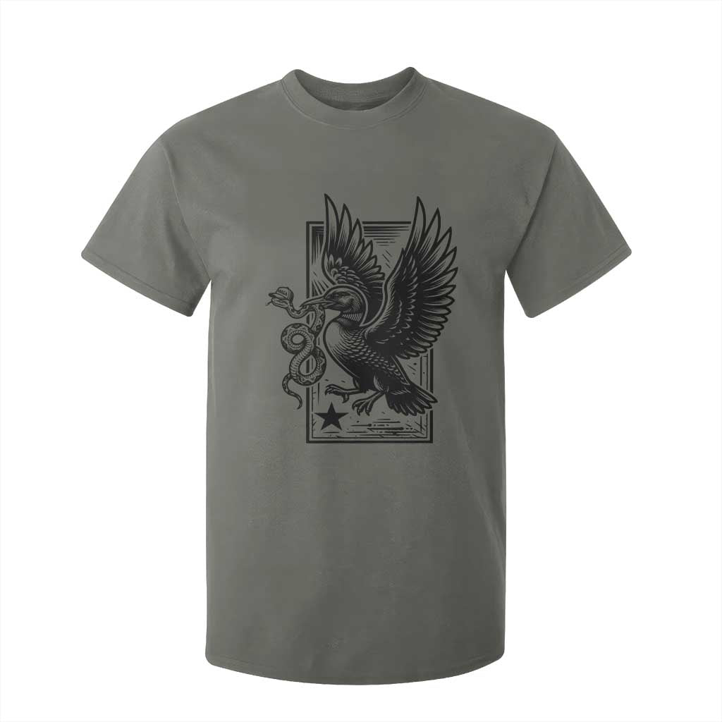 Rebel Loon Takes Down The Snake T Shirt For Kid Support MN Anti Ice Movement TS12 Military Green Print Your Wear
