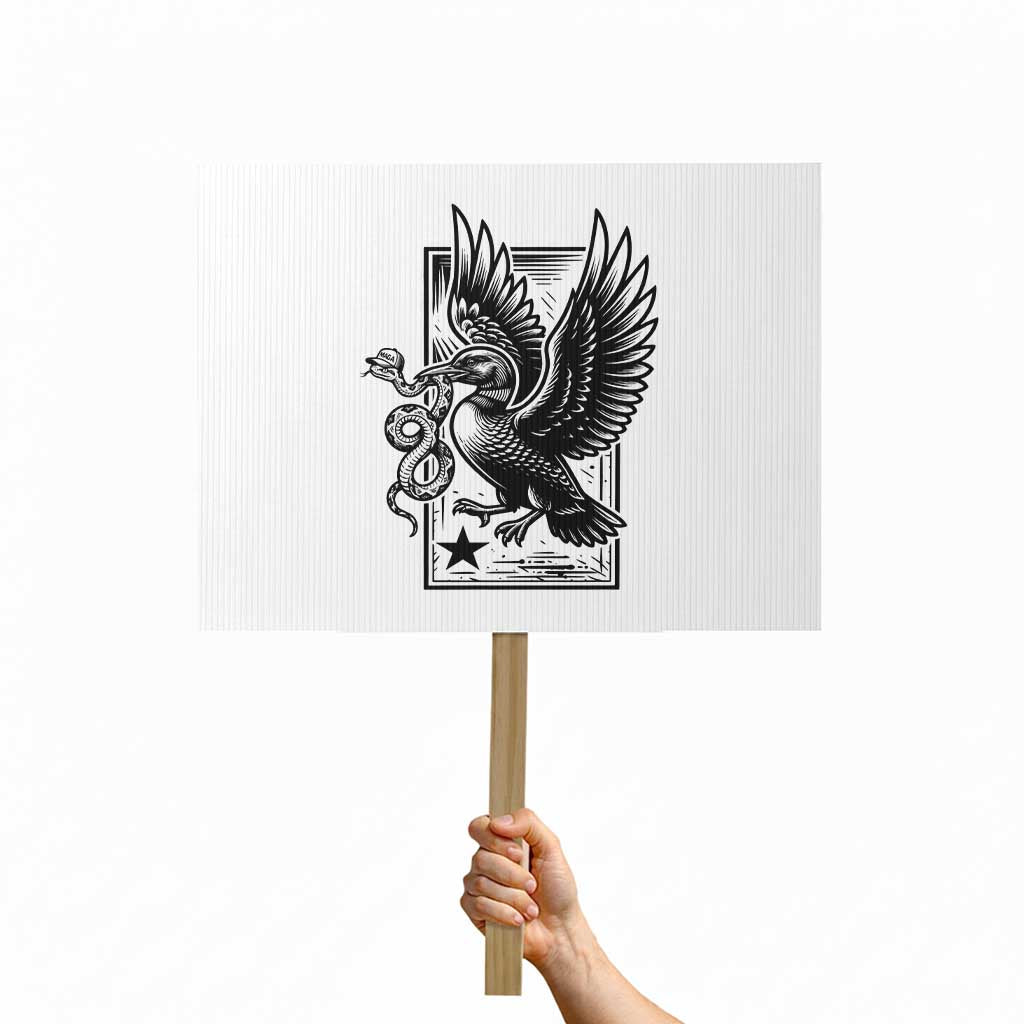 Rebel Loon Takes Down The Snake Protest Sign Support MN Anti Ice Movement TS12 Horizontal 18