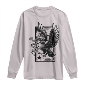 Rebel Loon Takes Down The Snake Long Sleeve Shirt Support MN Anti Ice Movement TS12 Ice Gray Print Your Wear