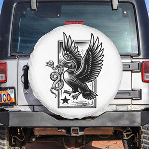 Rebel Loon Takes Down The Snake Spare Tire Cover Support MN Anti Ice Movement TS12 No hole White Print Your Wear