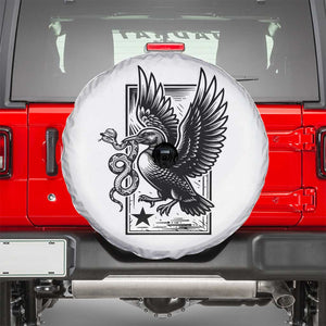 Rebel Loon Takes Down The Snake Spare Tire Cover Support MN Anti Ice Movement TS12 White Print Your Wear