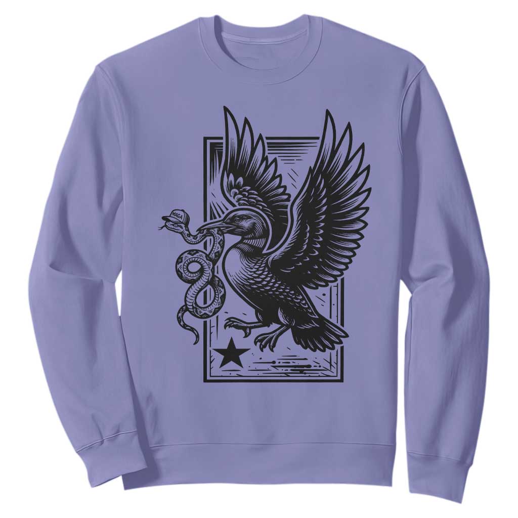 Rebel Loon Takes Down The Snake Sweatshirt Support MN Anti Ice Movement TS12 Violet Print Your Wear