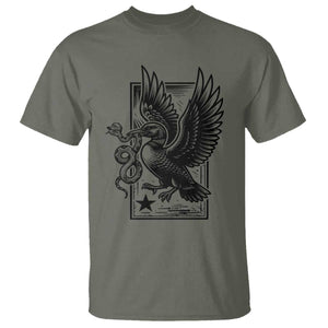 Rebel Loon Takes Down The Snake T Shirt Support MN Anti Ice Movement TS12 Military Green Print Your Wear