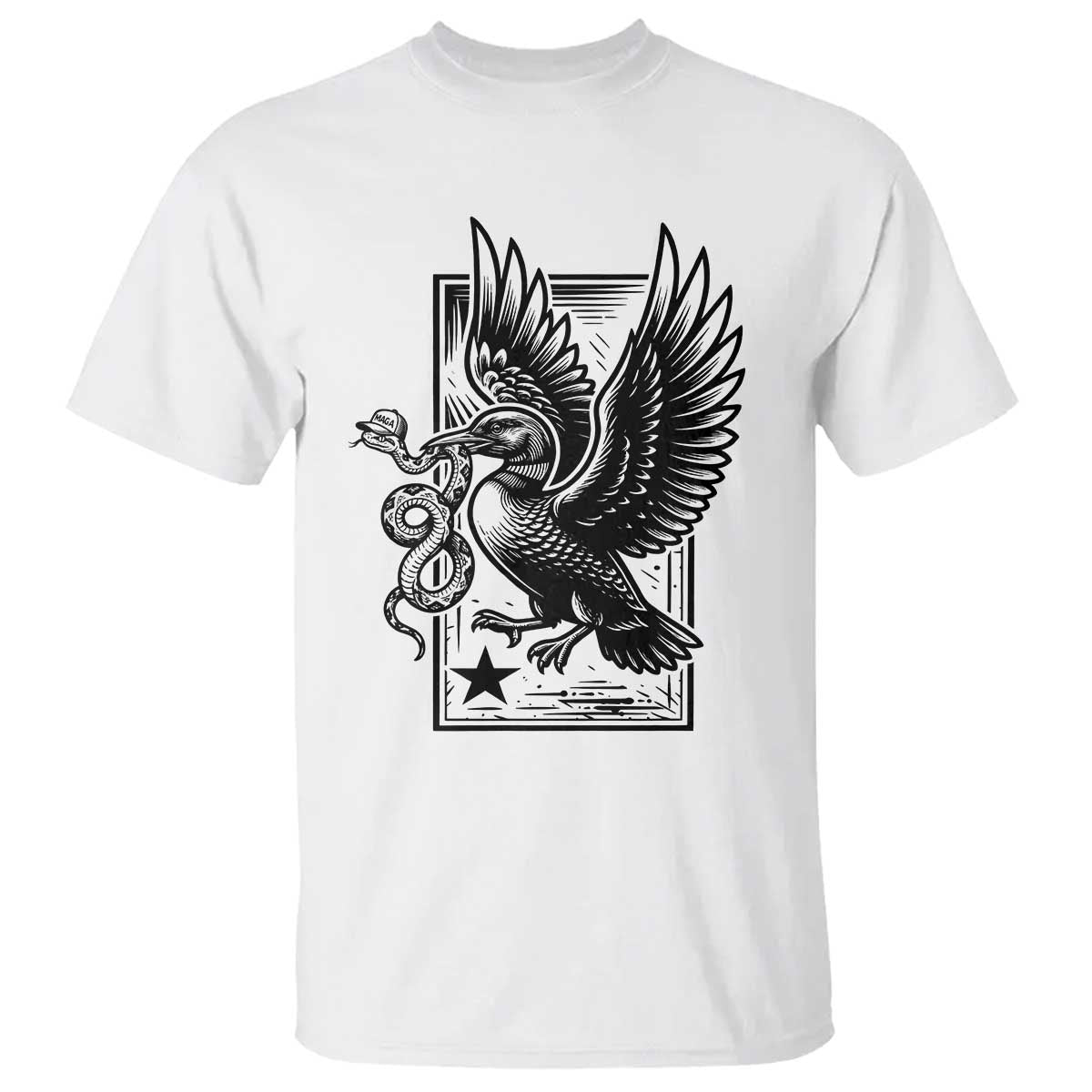 Rebel Loon Takes Down The Snake T Shirt Support MN Anti Ice Movement TS12 White Print Your Wear