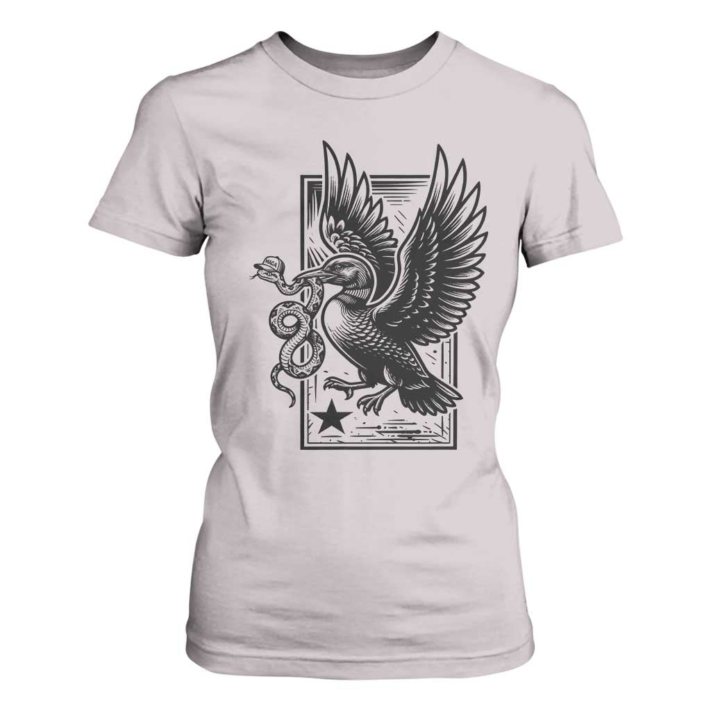 Rebel Loon Takes Down The Snake T Shirt For Women Support MN Anti Ice Movement TS12 Ice Gray Print Your Wear
