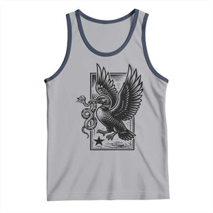 Rebel Loon Takes Down The Snake Tank Top Support MN Anti Ice Movement TS12 Athletic Heather Navy Print Your Wear