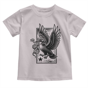 Rebel Loon Takes Down The Snake Toddler T Shirt Support MN Anti Ice Movement TS12 Ice Gray Print Your Wear