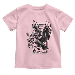 Rebel Loon Takes Down The Snake Toddler T Shirt Support MN Anti Ice Movement TS12 Light Pink Print Your Wear