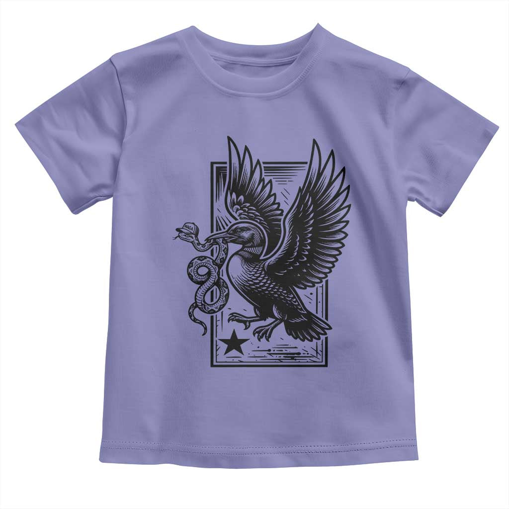 Rebel Loon Takes Down The Snake Toddler T Shirt Support MN Anti Ice Movement TS12 Violet Print Your Wear