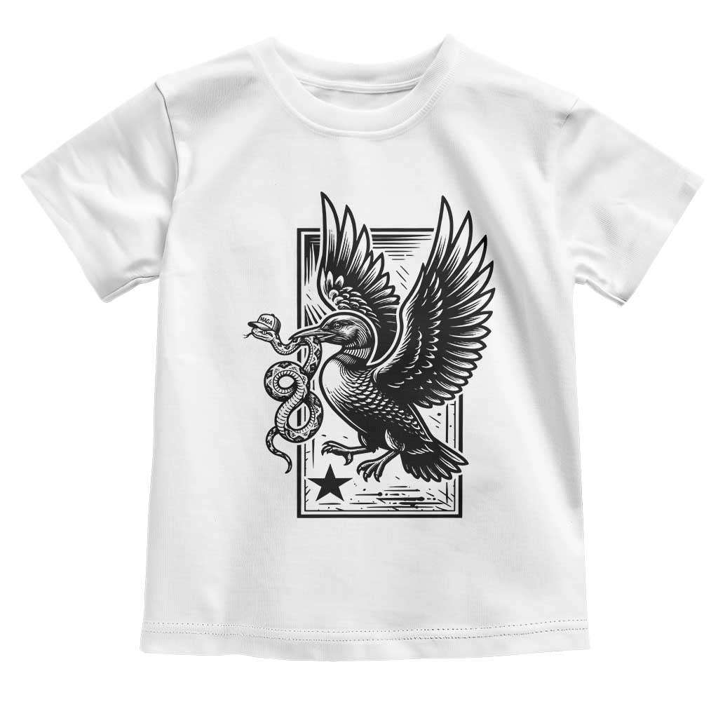 Rebel Loon Takes Down The Snake Toddler T Shirt Support MN Anti Ice Movement TS12 White Print Your Wear