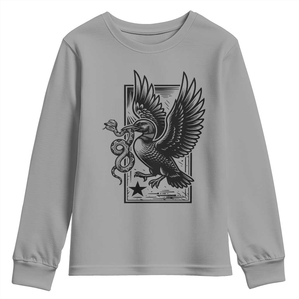 Rebel Loon Takes Down The Snake Youth Sweatshirt Support MN Anti Ice Movement TS12 Sport Gray Print Your Wear