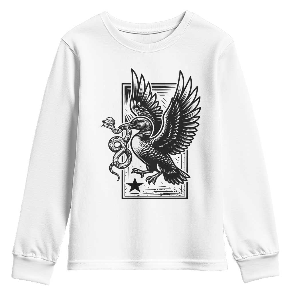 Rebel Loon Takes Down The Snake Youth Sweatshirt Support MN Anti Ice Movement TS12 White Print Your Wear