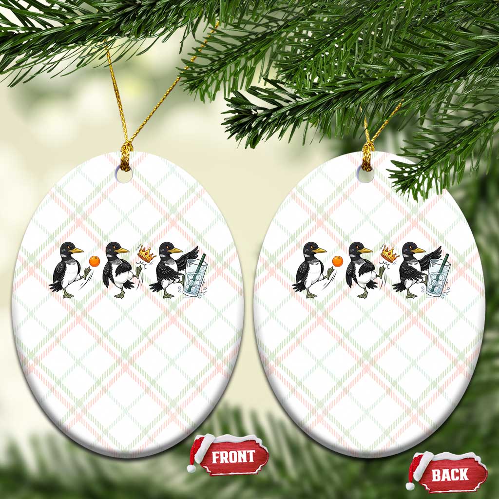 Funny No Kings MN Rebel Loon Ceramic Ornament Minnesota State Pride TS12 Print Your Wear
