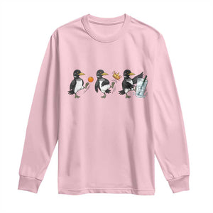 Funny No Kings MN Rebel Loon Long Sleeve Shirt Minnesota State Pride TS12 Light Pink Print Your Wear