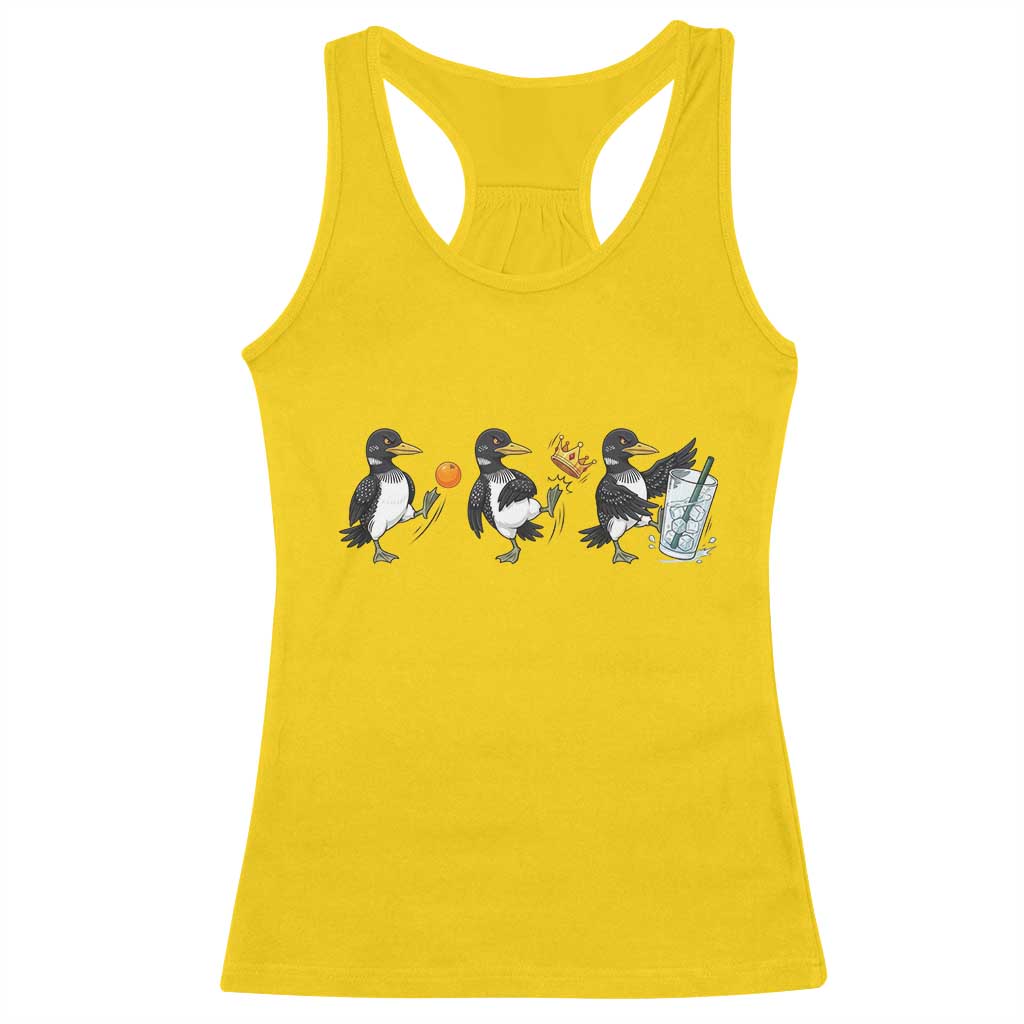 Funny No Kings MN Rebel Loon Racerback Tank Top Minnesota State Pride TS12 Daisy Print Your Wear