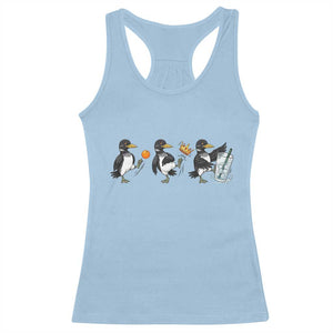 Funny No Kings MN Rebel Loon Racerback Tank Top Minnesota State Pride TS12 Light Blue Print Your Wear