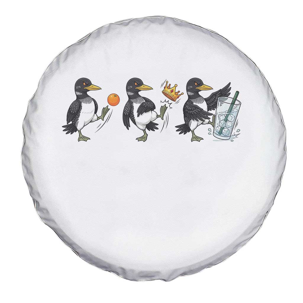 Funny No Kings MN Rebel Loon Spare Tire Cover Minnesota State Pride TS12 Print Your Wear