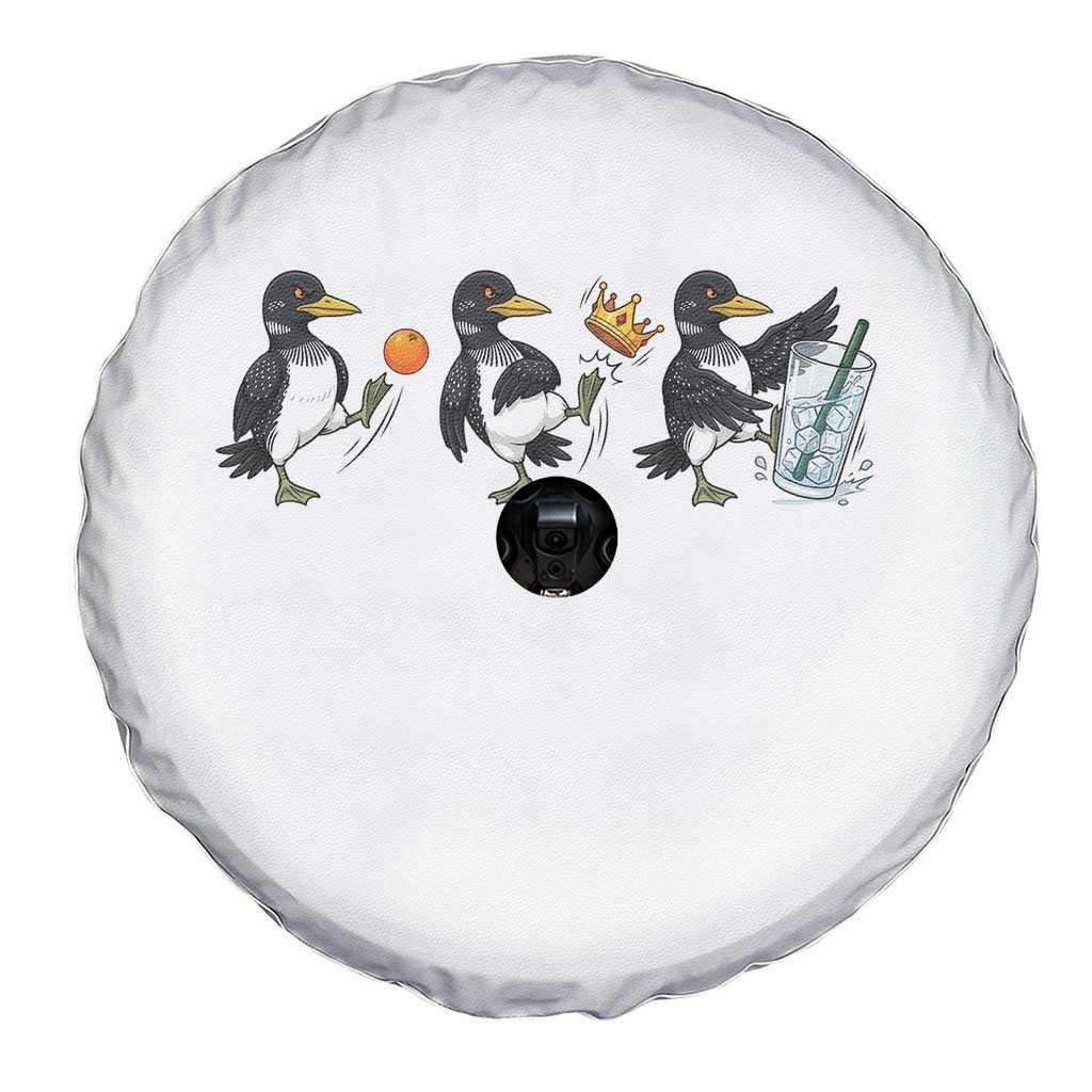 Funny No Kings MN Rebel Loon Spare Tire Cover Minnesota State Pride TS12 Print Your Wear