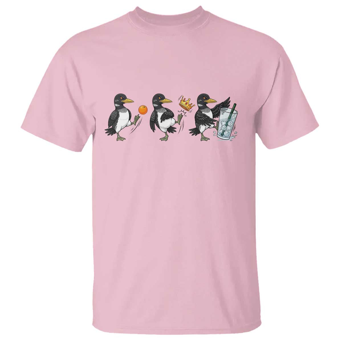 Funny No Kings MN Rebel Loon T Shirt Minnesota State Pride TS12 Light Pink Print Your Wear