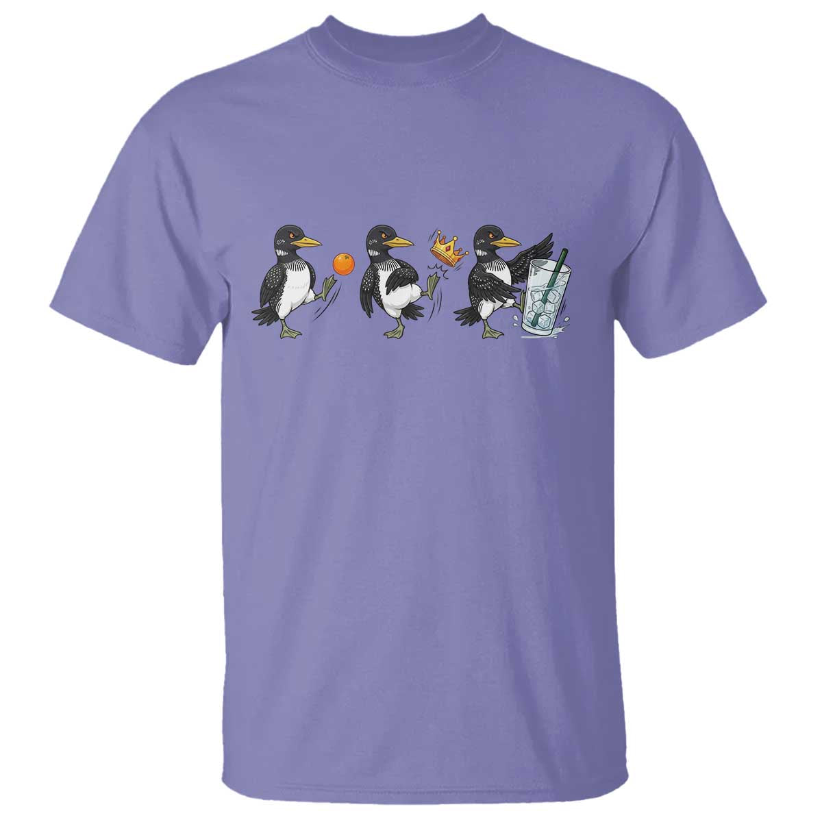 Funny No Kings MN Rebel Loon T Shirt Minnesota State Pride TS12 Violet Print Your Wear