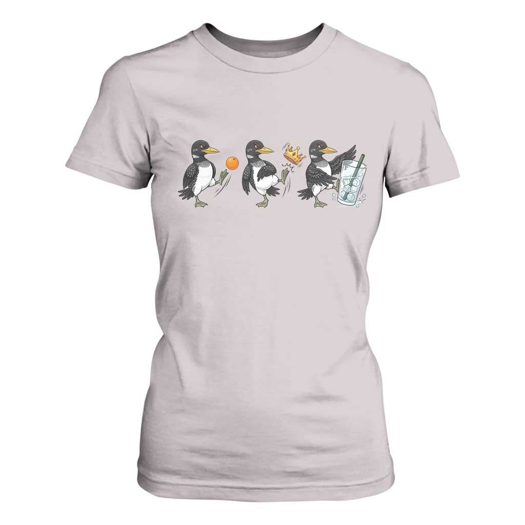 Funny No Kings MN Rebel Loon T Shirt For Women Minnesota State Pride TS12 Ice Gray Print Your Wear
