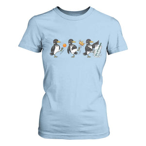 Funny No Kings MN Rebel Loon T Shirt For Women Minnesota State Pride TS12 Light Blue Print Your Wear