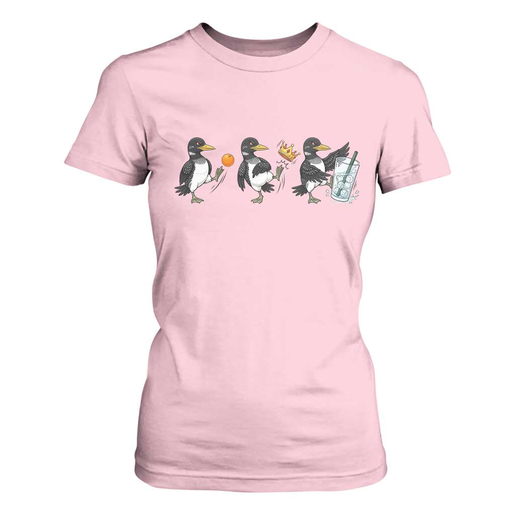 Funny No Kings MN Rebel Loon T Shirt For Women Minnesota State Pride TS12 Light Pink Print Your Wear