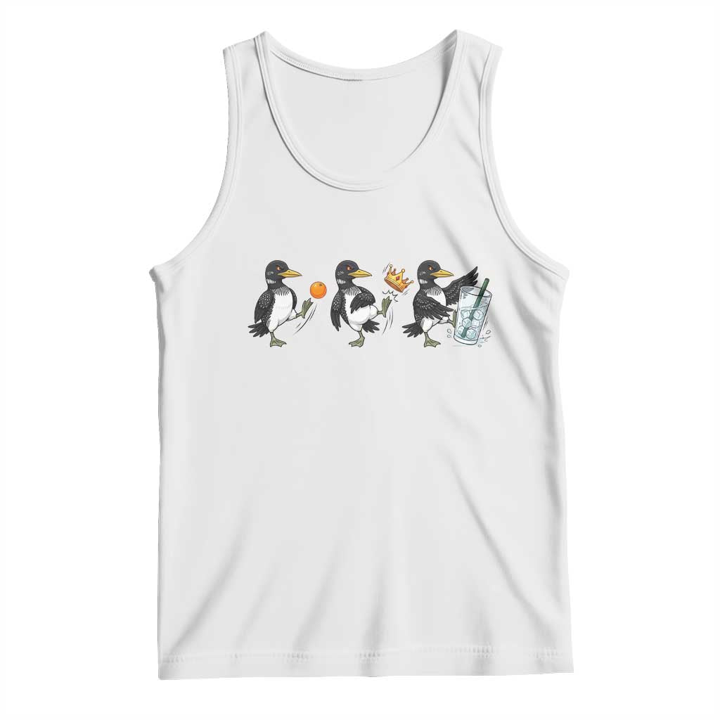 Funny No Kings MN Rebel Loon Tank Top Minnesota State Pride TS12 White Print Your Wear