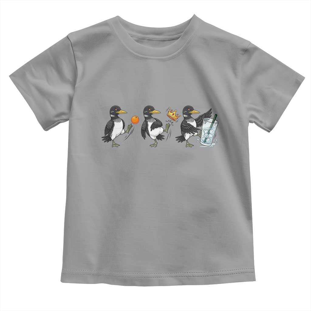 Funny No Kings MN Rebel Loon Toddler T Shirt Minnesota State Pride TS12 Sport Gray Print Your Wear