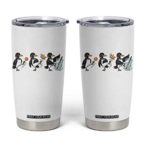 Funny No Kings MN Rebel Loon Tumbler Cup Minnesota State Pride TS12 White Print Your Wear