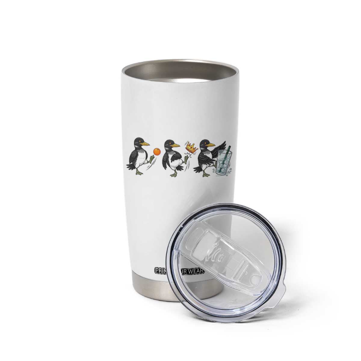Funny No Kings MN Rebel Loon Tumbler Cup Minnesota State Pride TS12 Print Your Wear